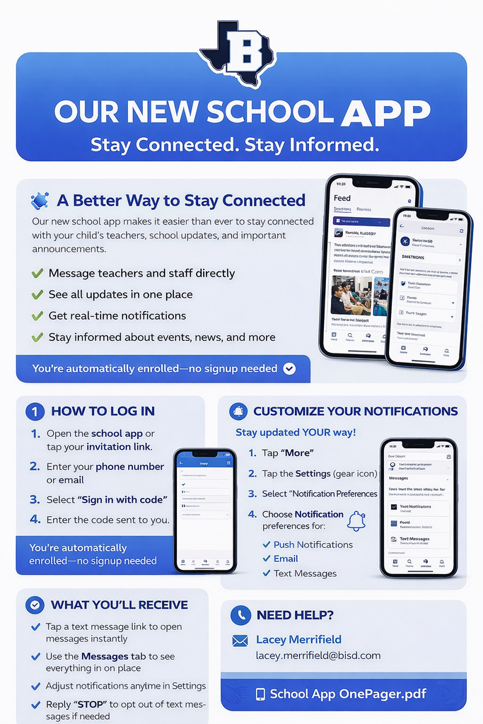 New app one pager