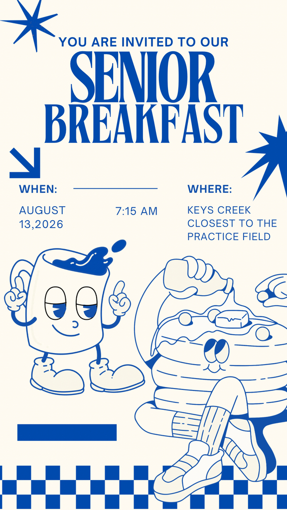 Seniors, Join your classmates tomorrow to welcome the last 1st day at Bosqueville High School.