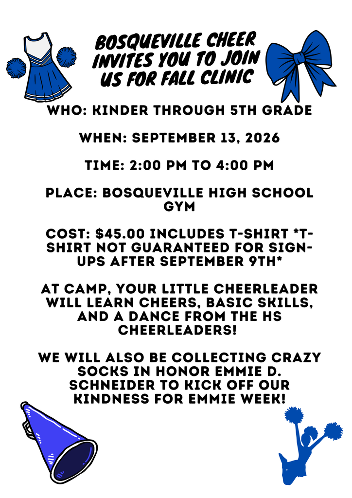 Fall Mini Cheer Clinic