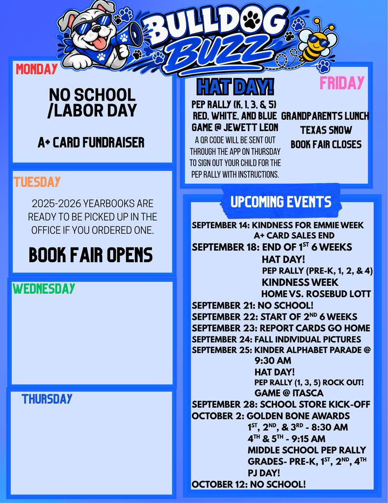 Bulldog Buzz Week 4