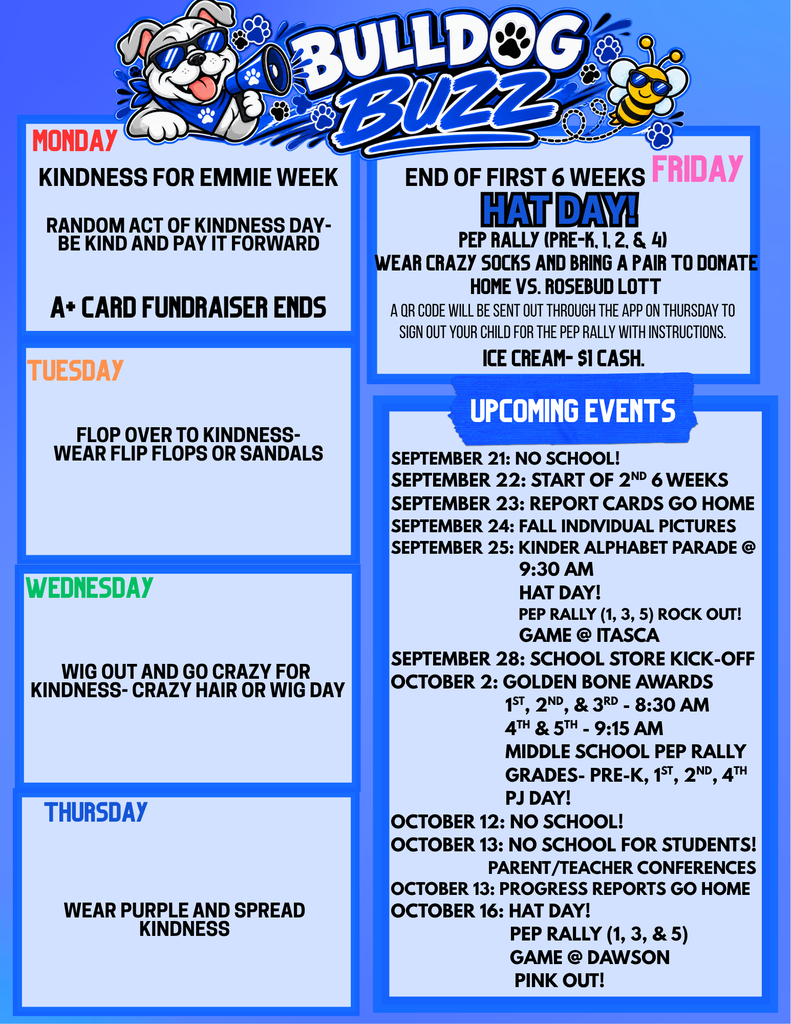 Bulldog Buzz Week 5
