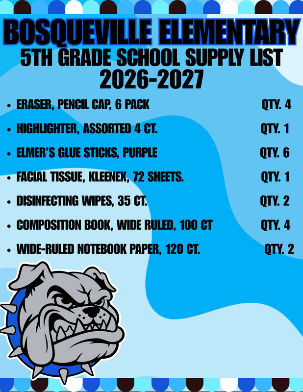 School Supplies for Elementary