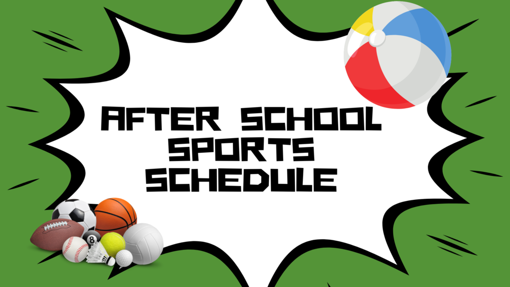 after school sport schedule