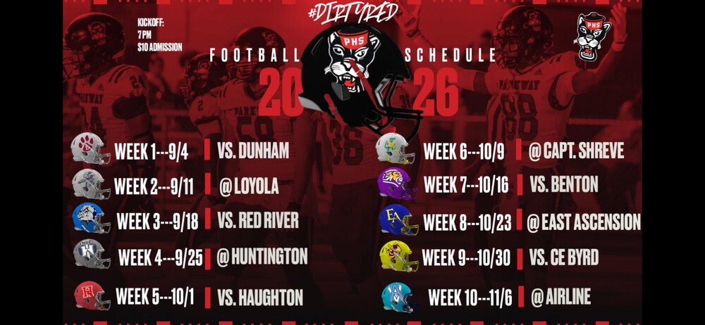 2026 Football Schedule