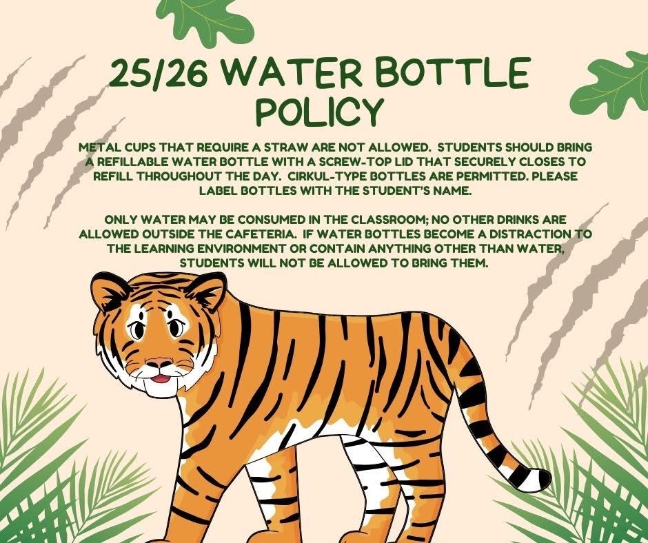 Water Bottle Policy