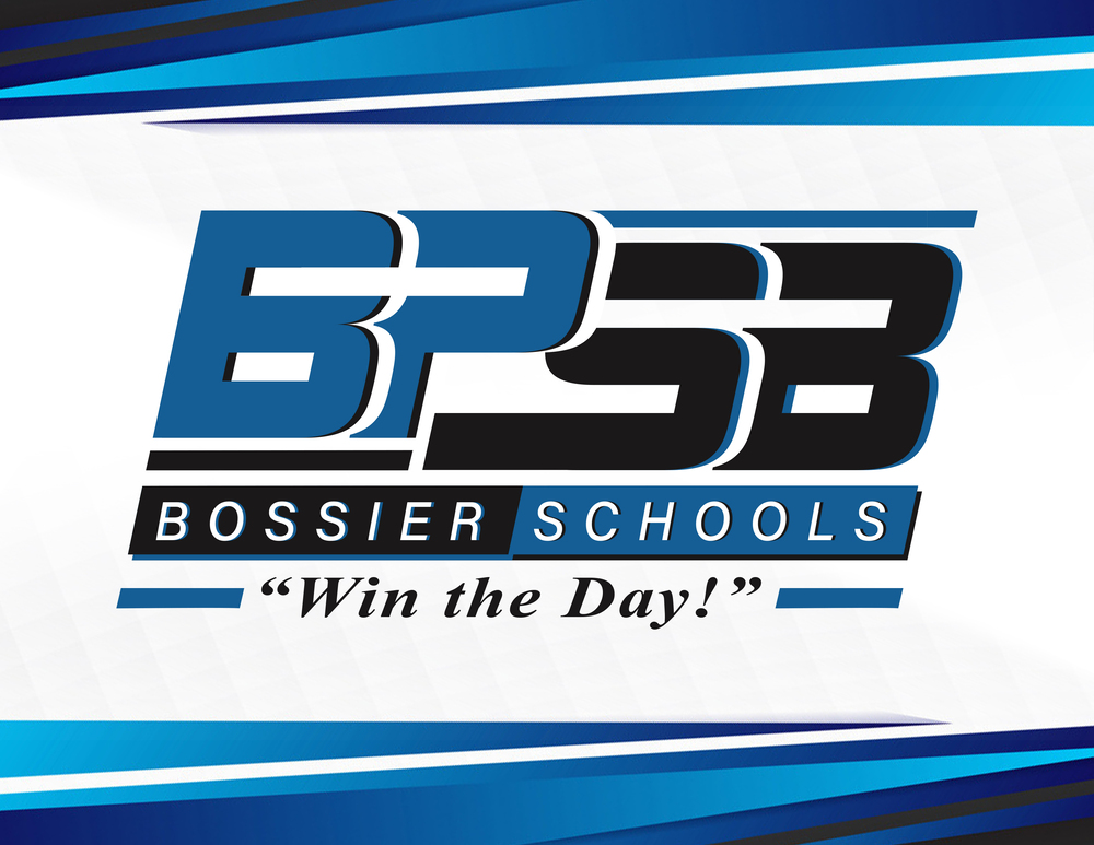 BPSB Bossier Schools logo, "Win the Day!"