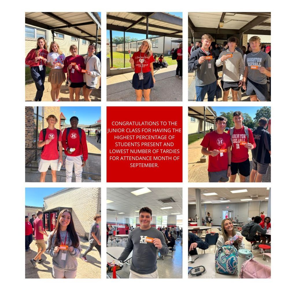 Mr. Spud winners for Attendance Awareness Month
