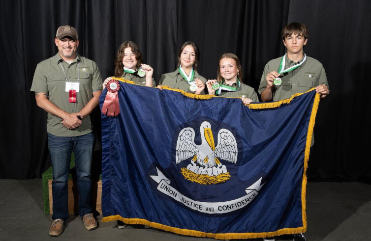 4-H Air Rifle team group photo