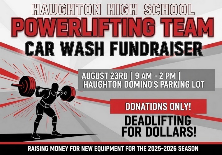 flyer with details about car wash