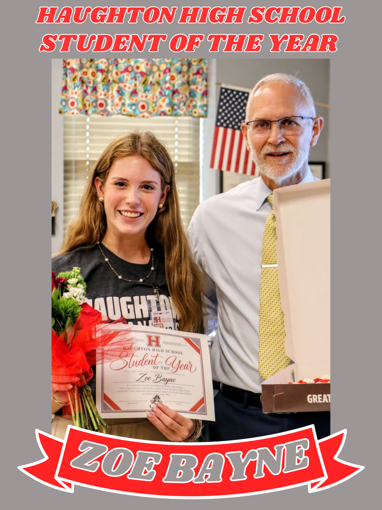 Zoe Bayne Student of the Year