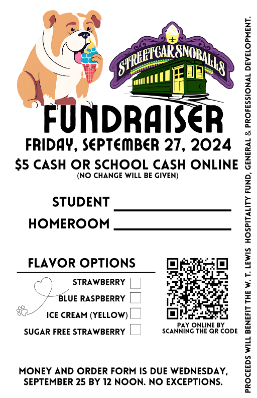 streetcar snoballs fundraiser graphic