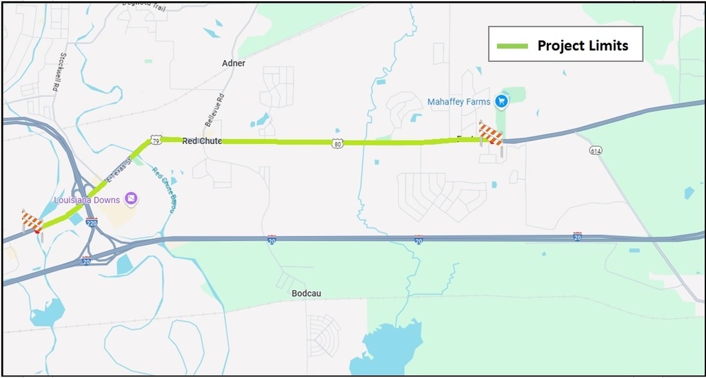 Highway 80 map