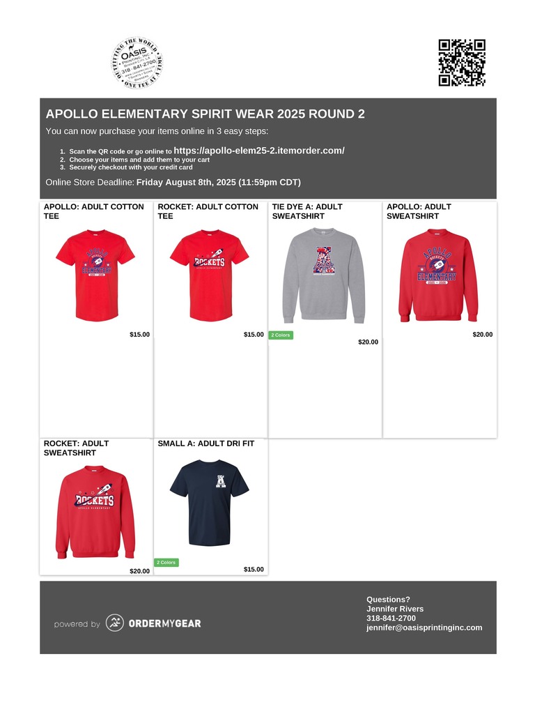 Apollo Spirit Wear