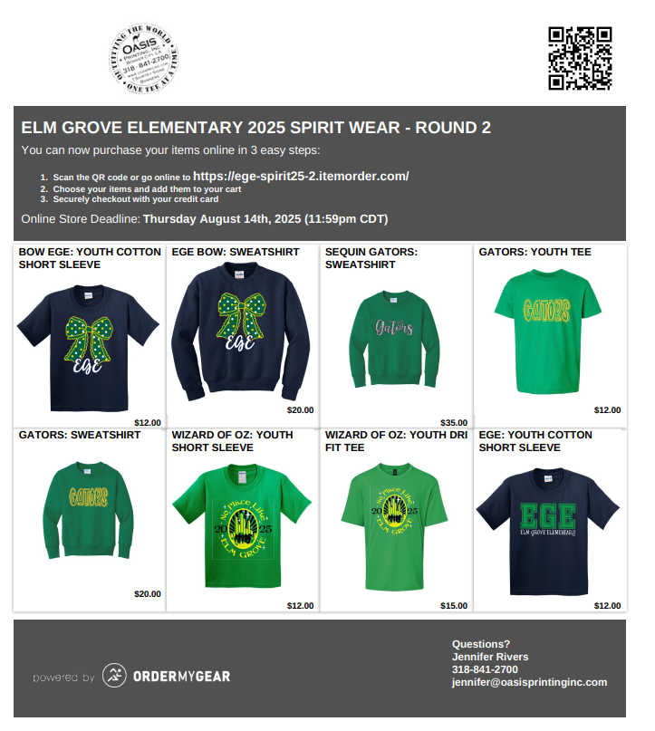 spirit wear