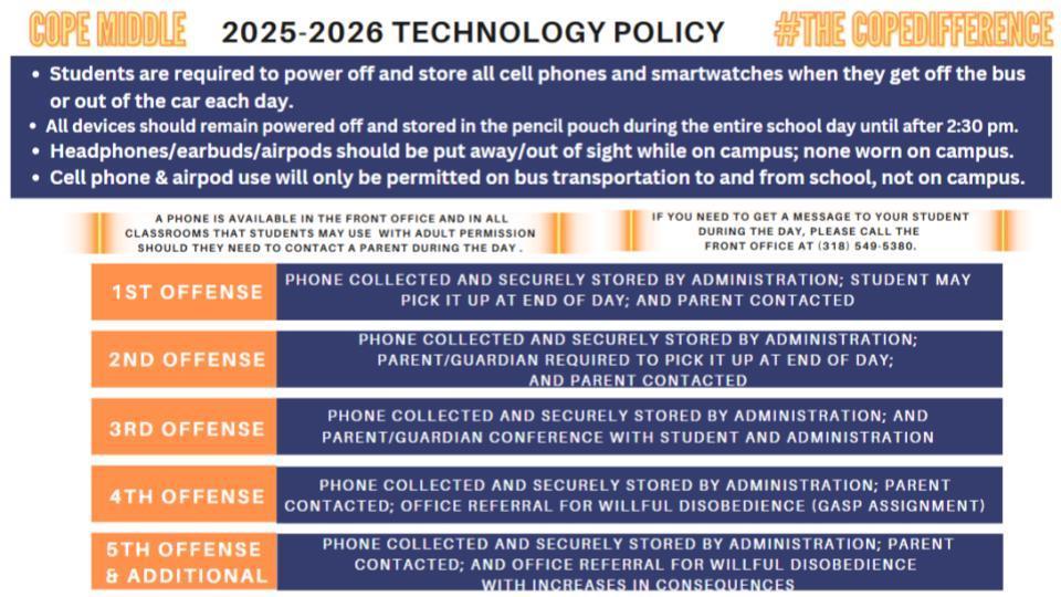 2025-2026 cell phone policy