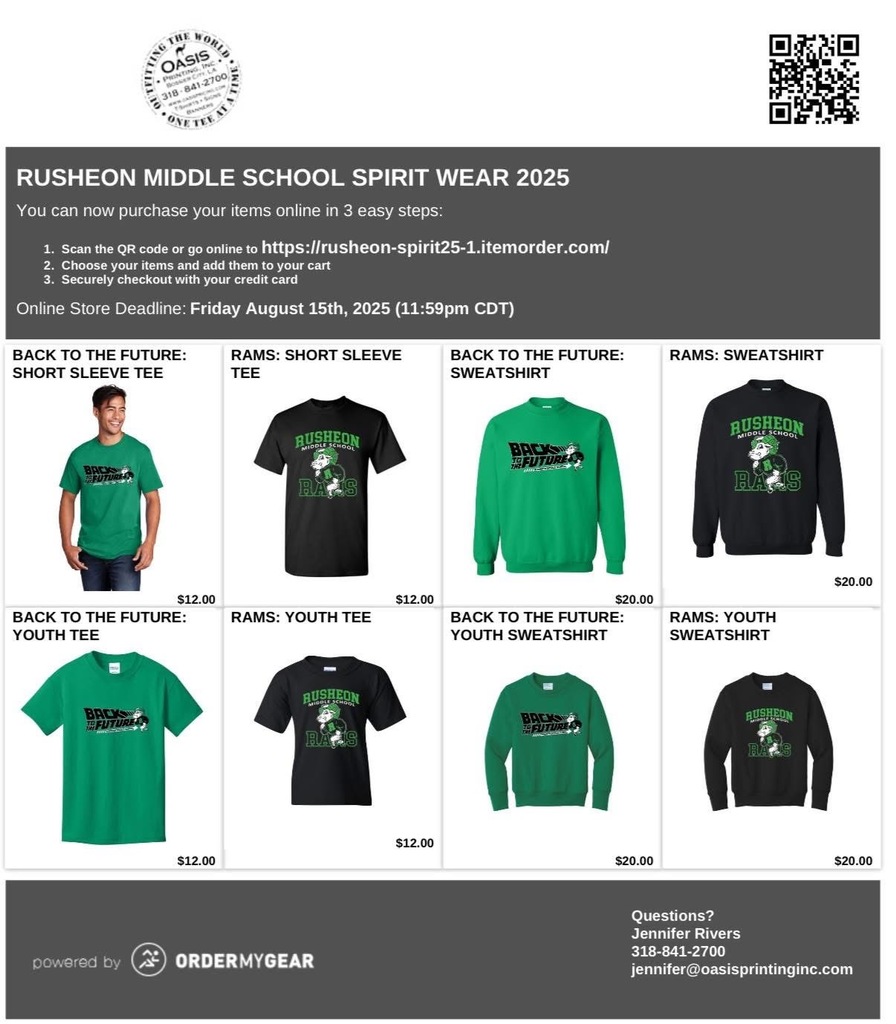 RMS 2025-2026 Spirit Wear 