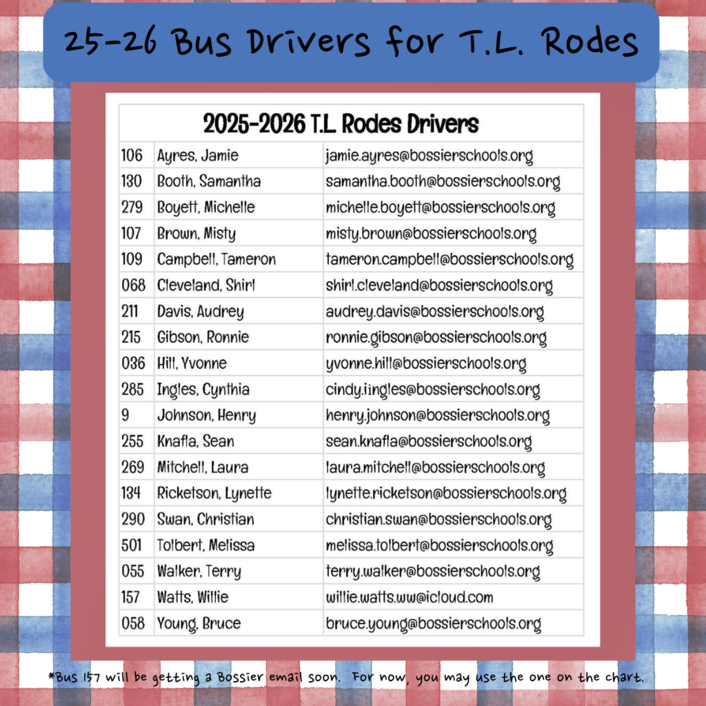 Bus Driver list