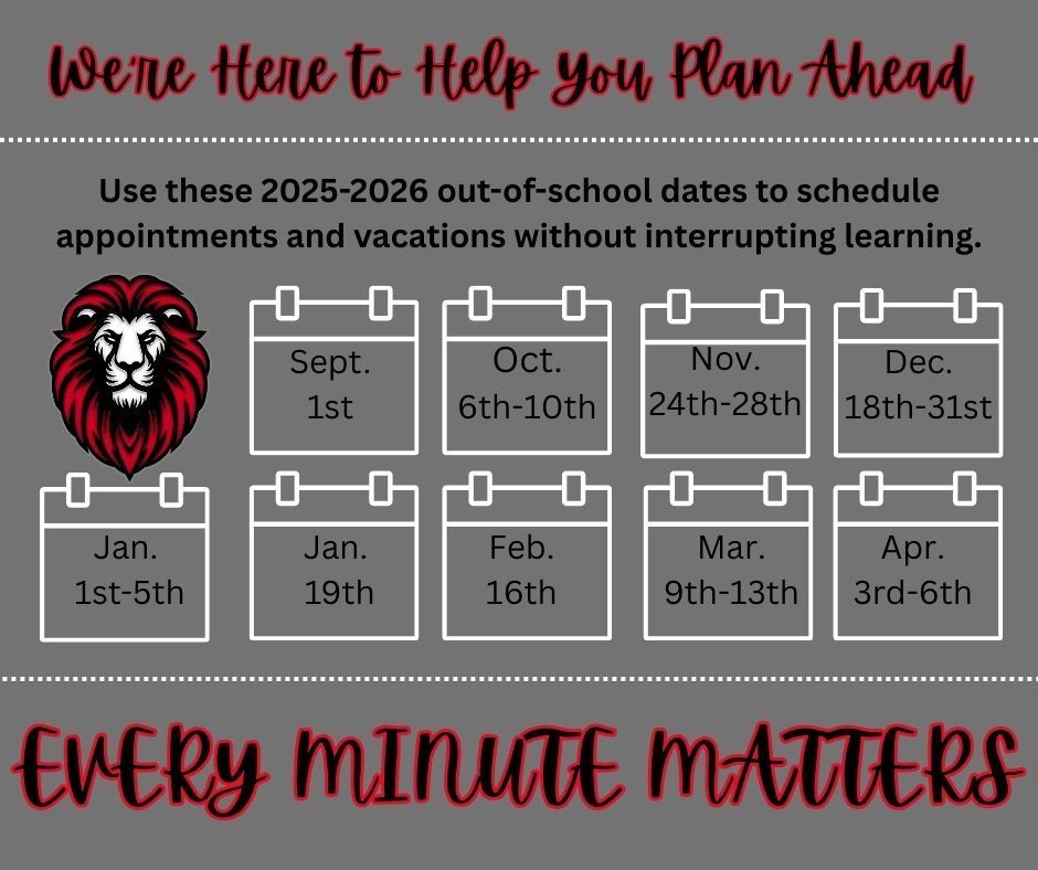 School Day Calendar