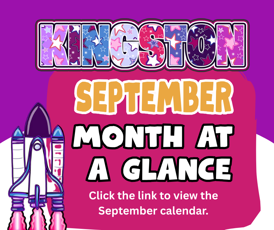 September Month at a Glance Calendar