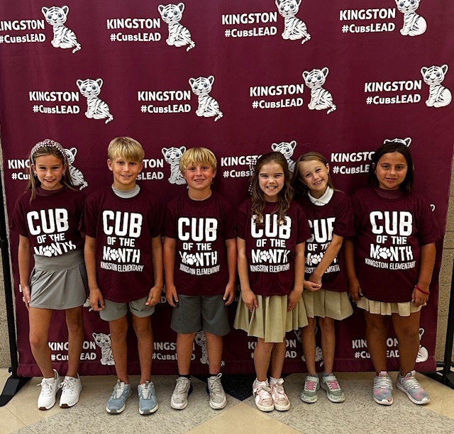 September-Cub of the Month-3rd Grade