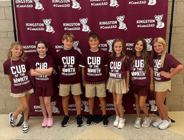 September-Cub of the Month-4th Grade