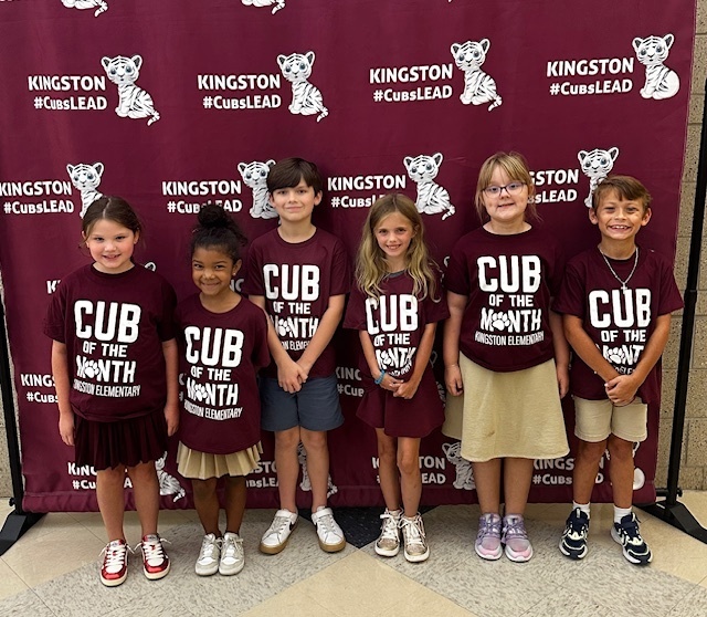 September-Cub of the Month-2nd Grade