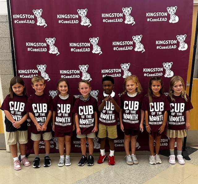 September-Cub of the Month-1st Grade
