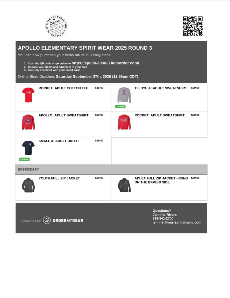 Spirit Wear