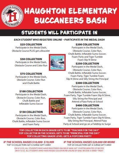 Buccaneers Bash Fundraiser Starts TODAY!!