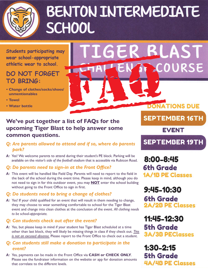 2025-26_BIS Tiger Blast Challenge Course FAQ