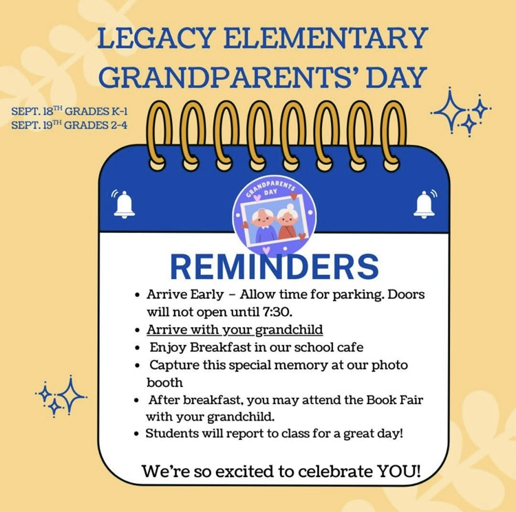 Reminders for Grandparent’s Day