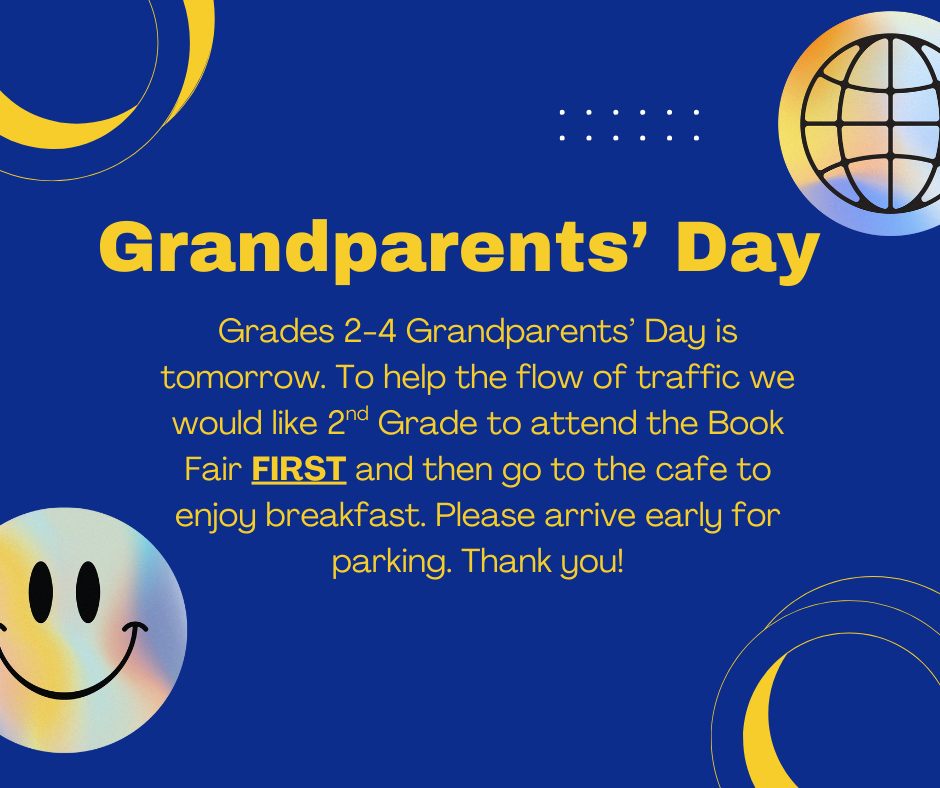 Grandparents' Day Reminder for Friday