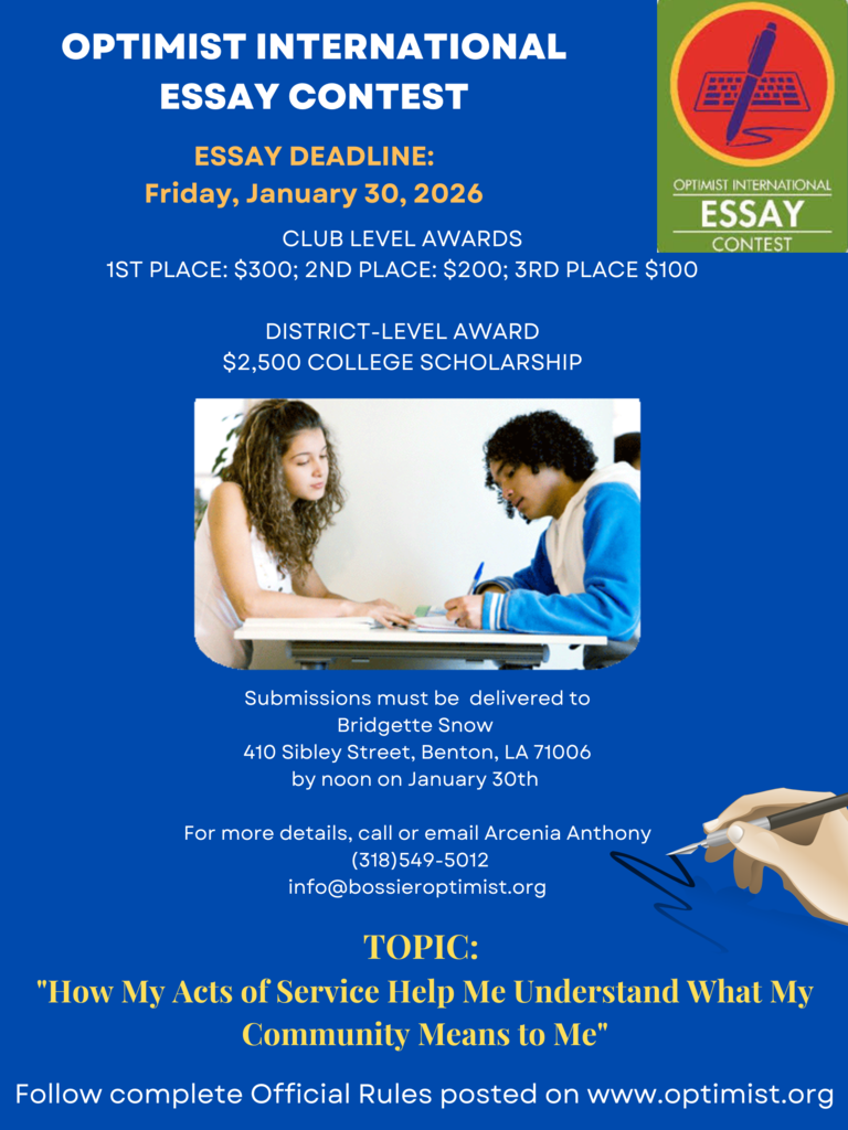 Optimist Essay Contest