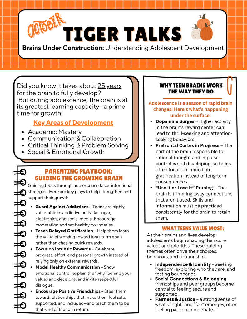 october tiger talks