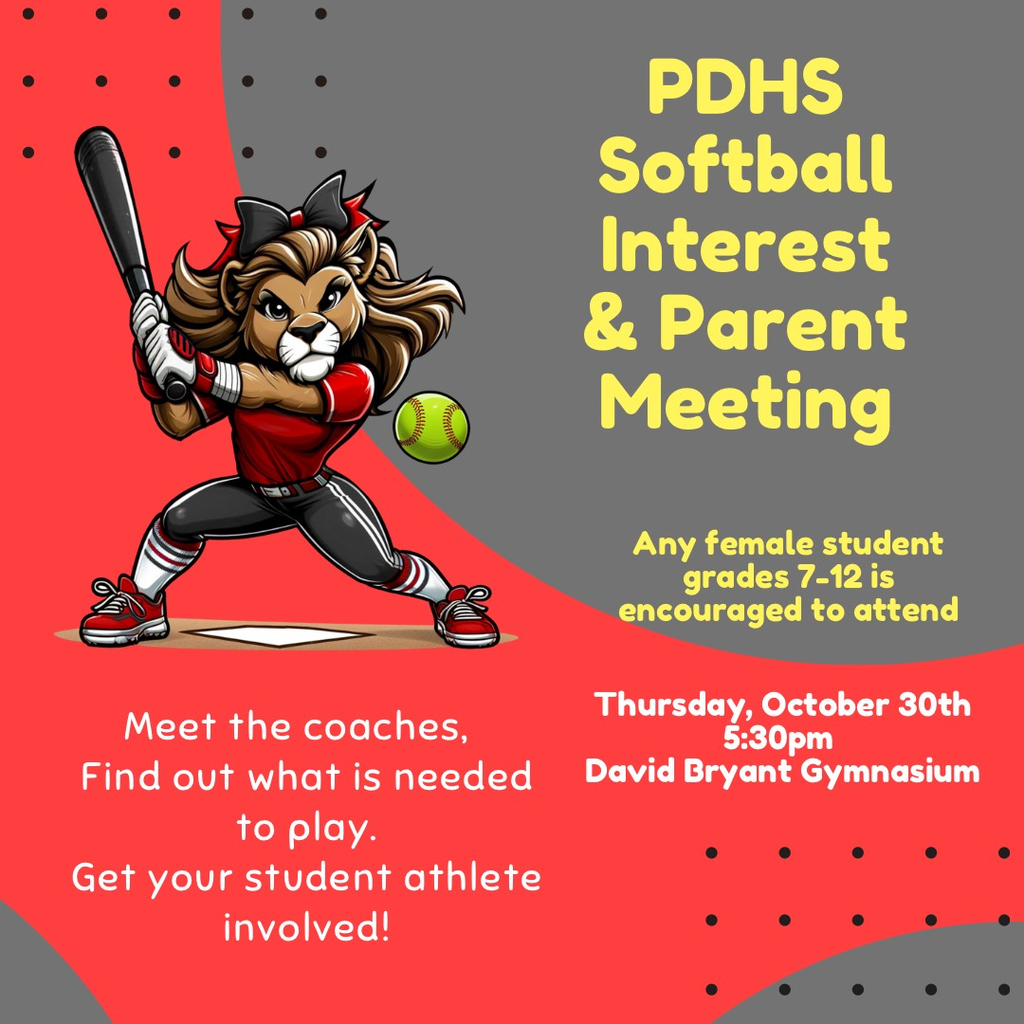 PDHS Softball Parent Meeting