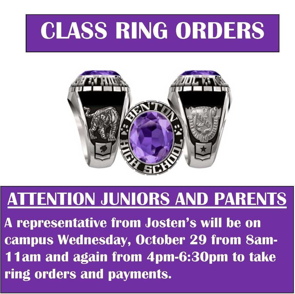 Juniors Class rings