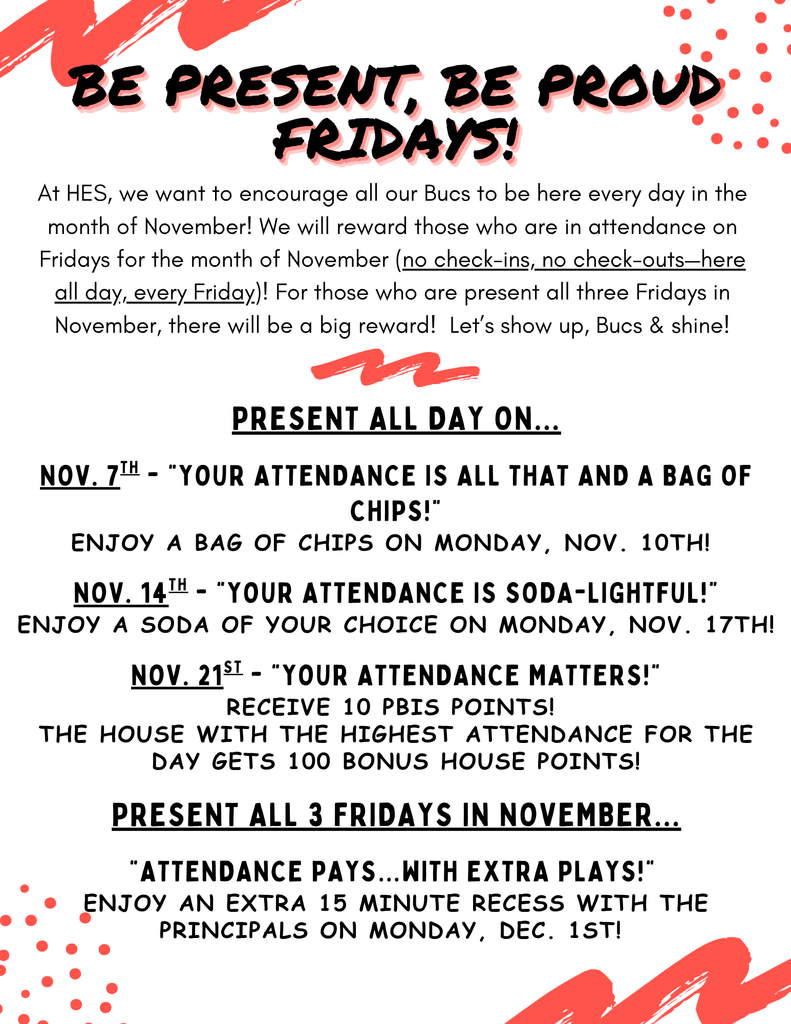 November - Attendance Awareness