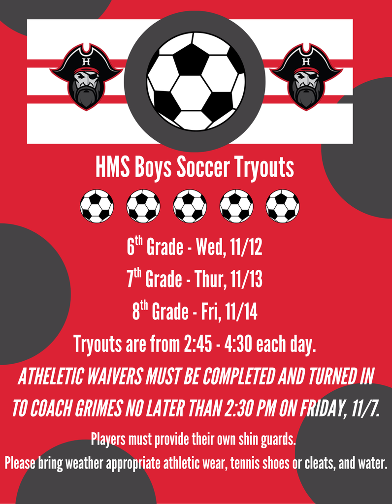 HMS Boys Soccer Tryouts