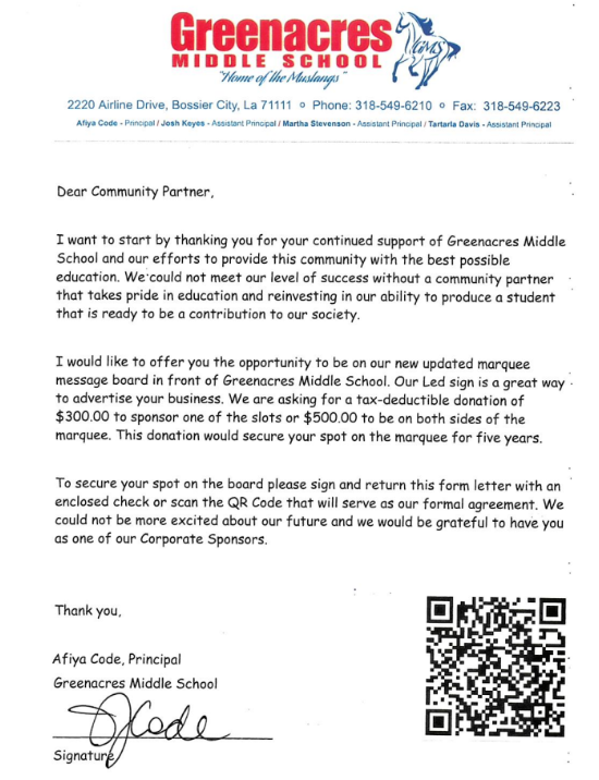 Marque Advertisement