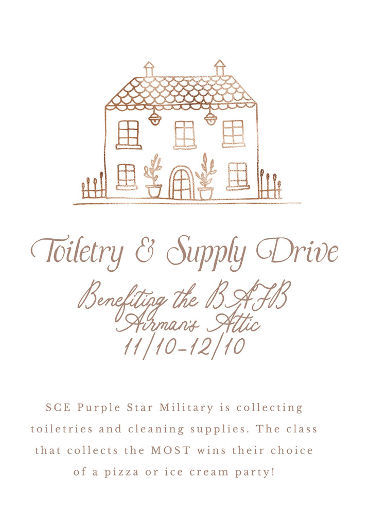 Toiletry & Supply Drive