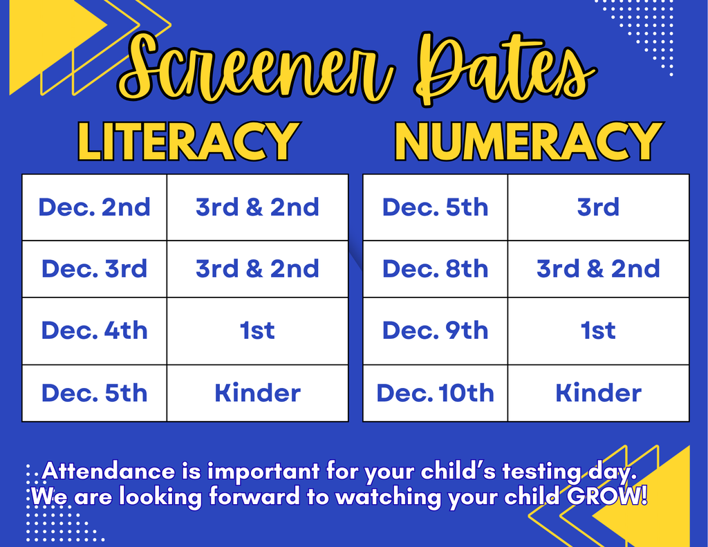 Attendance Dates-Important