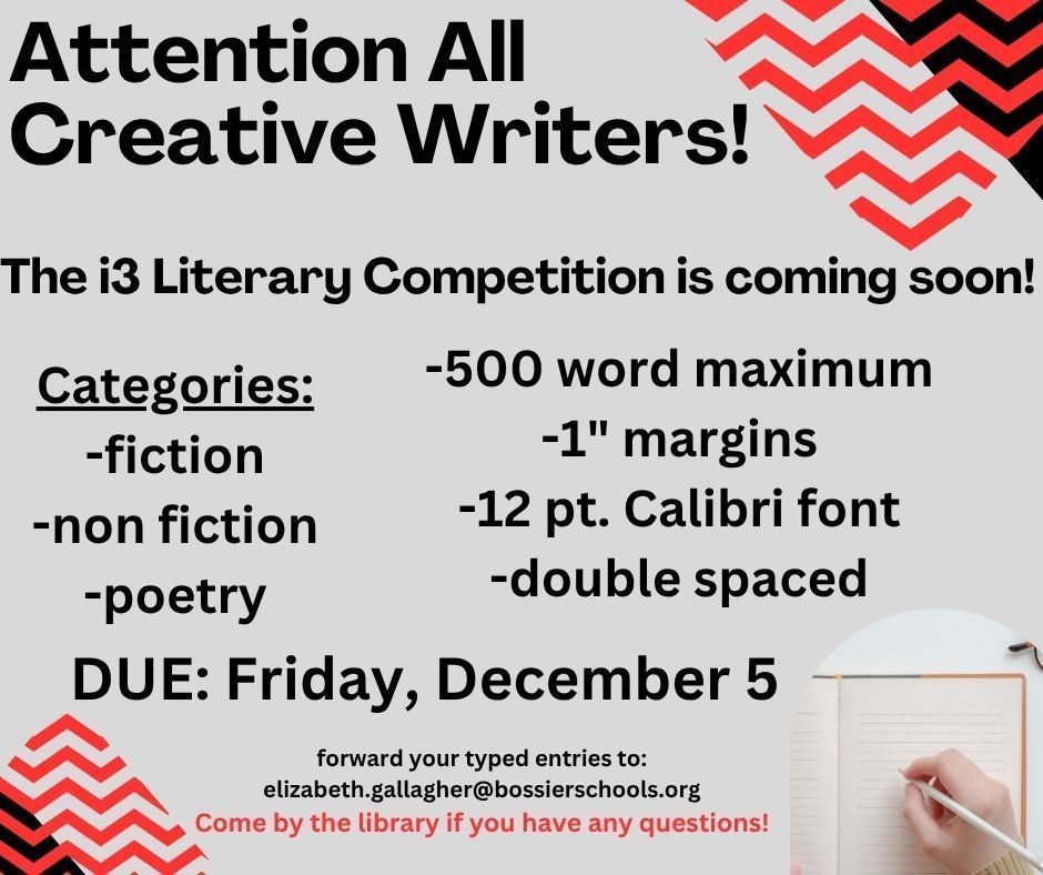 i3 literary competition