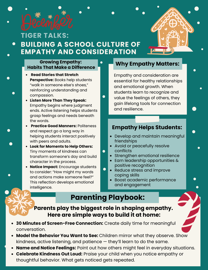 December Tiger Talks