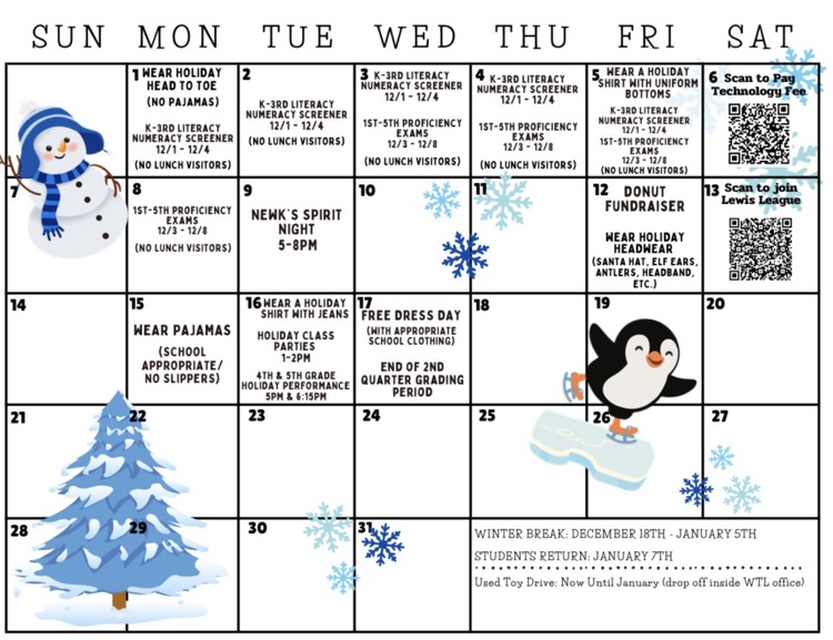 December calendar