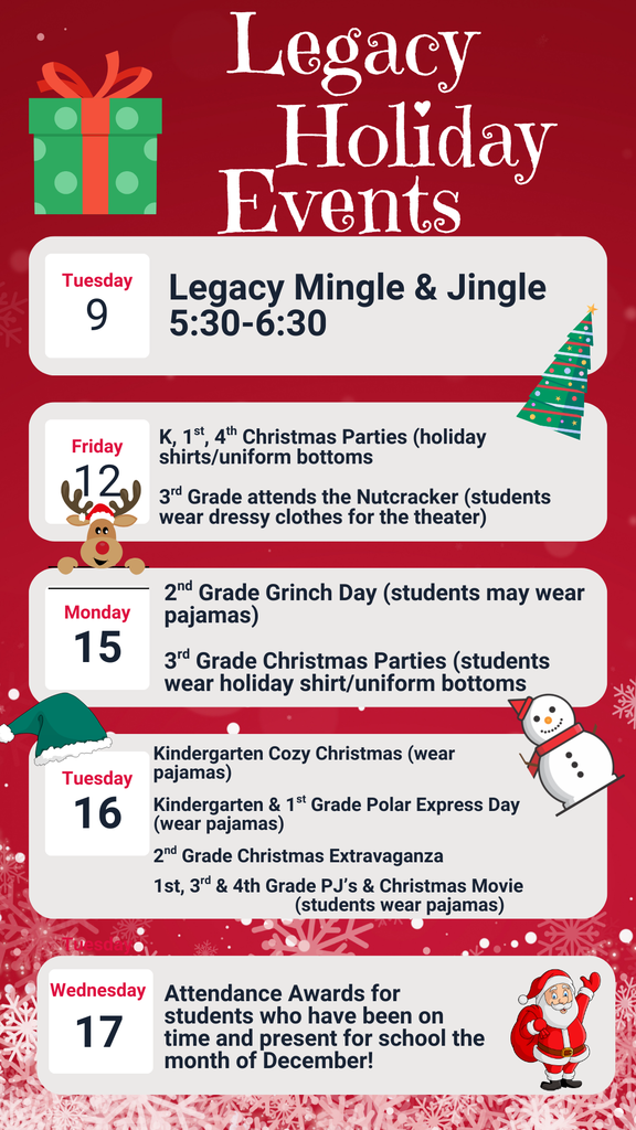 Legacy Holiday Events