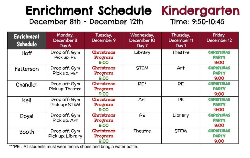 .Kinder December 8