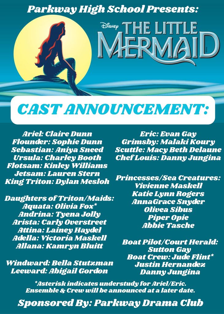 mermaid cast