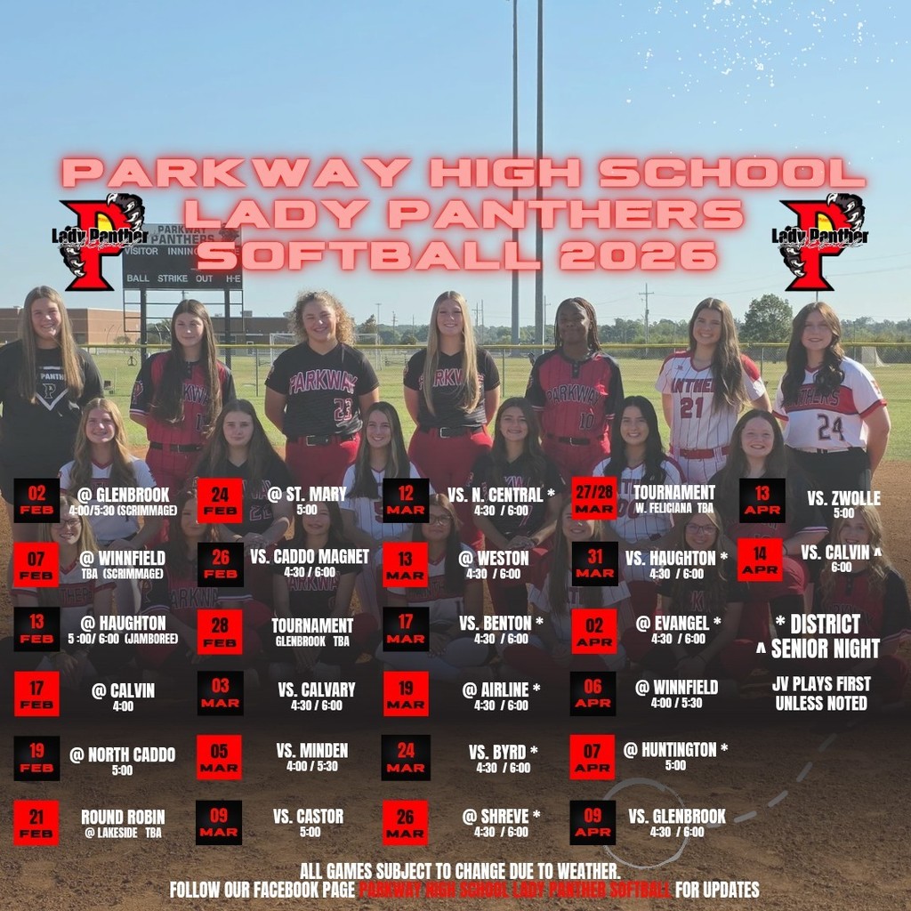 softball schedule