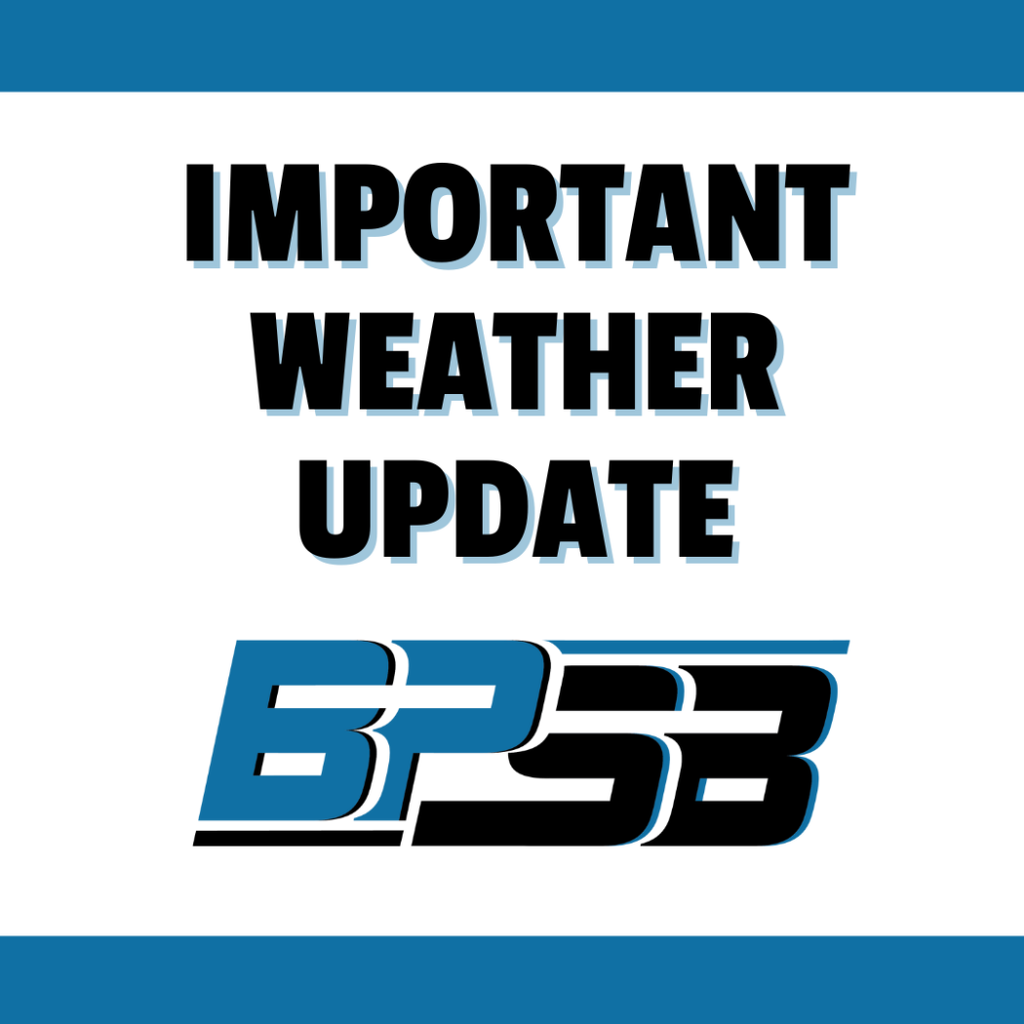 Graphic says Important Weather Update