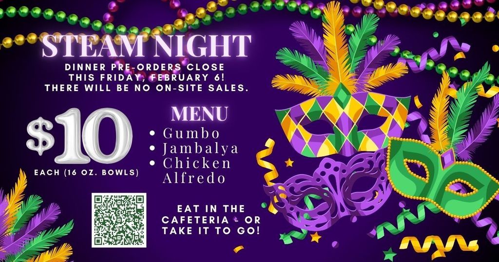 Steam Night Food Order